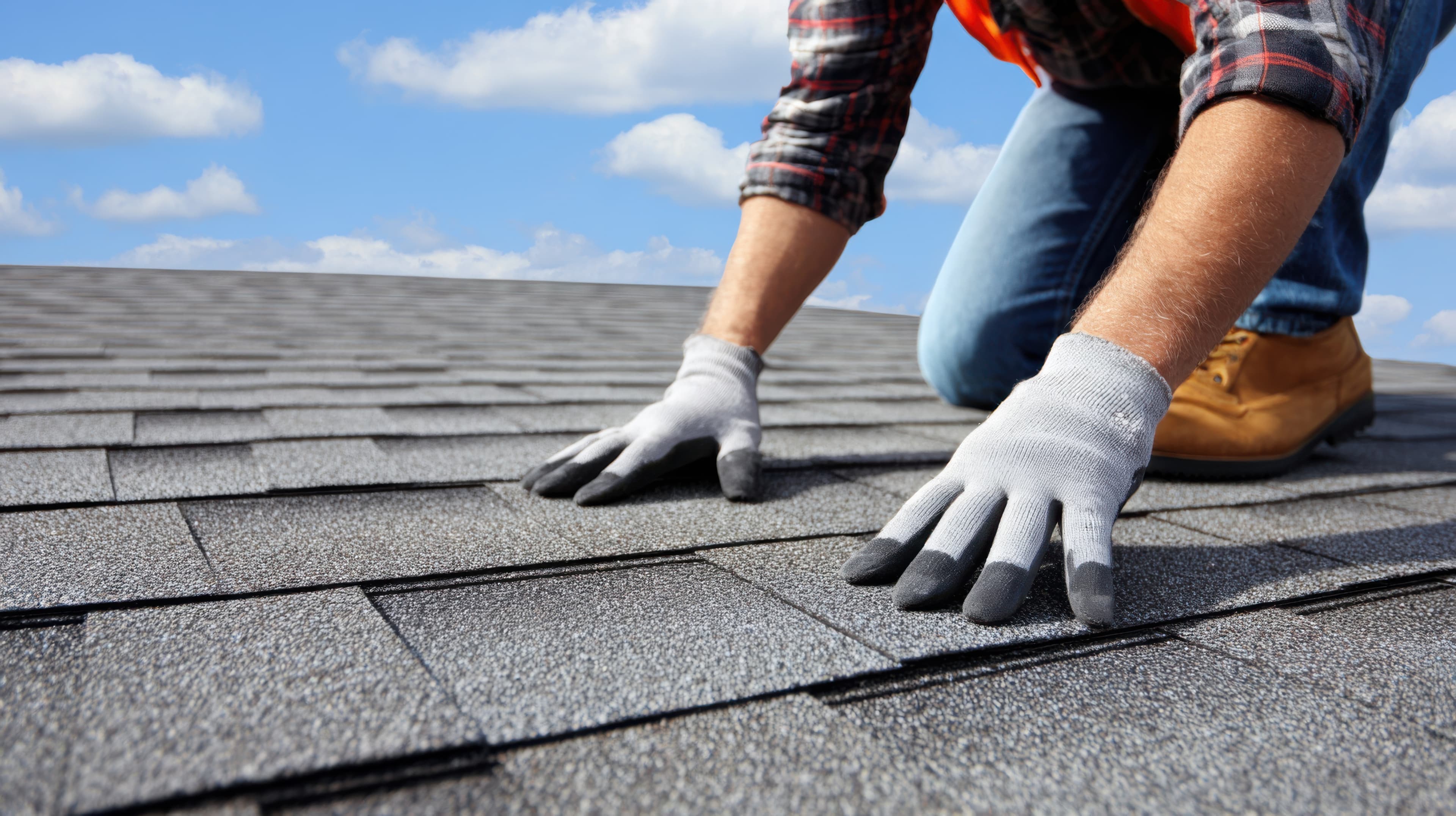 Contractor reviewing project sketch